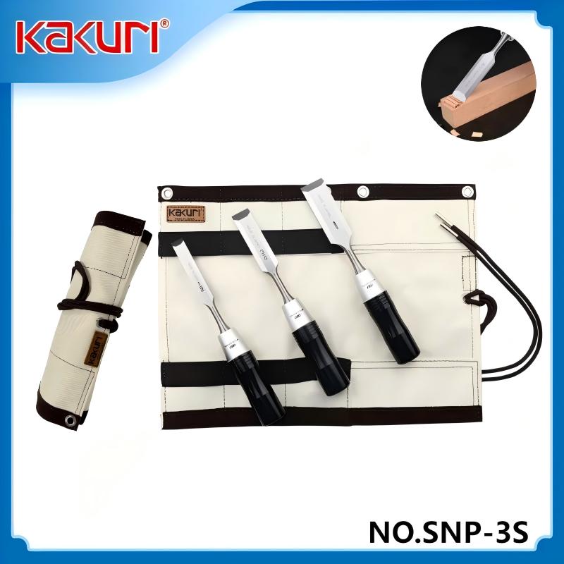 Woodworking Japanese - KAKURI SNP-3S 3Pcs Japanese High-carbon Steel