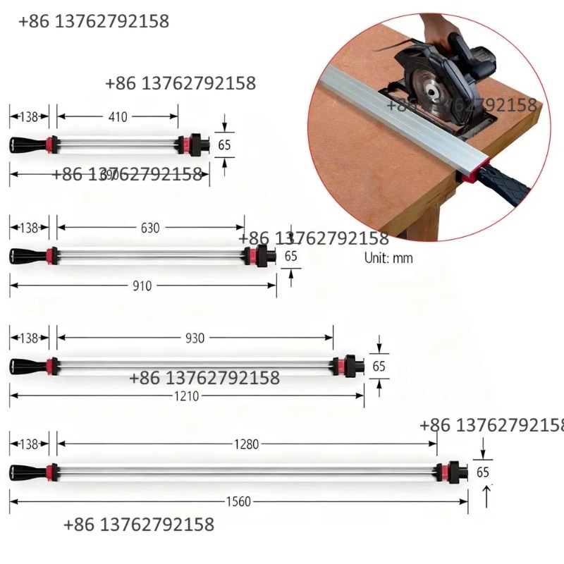 Woodworking Saw - Aluminum Alloy Woodworking Miter Gauge Electric