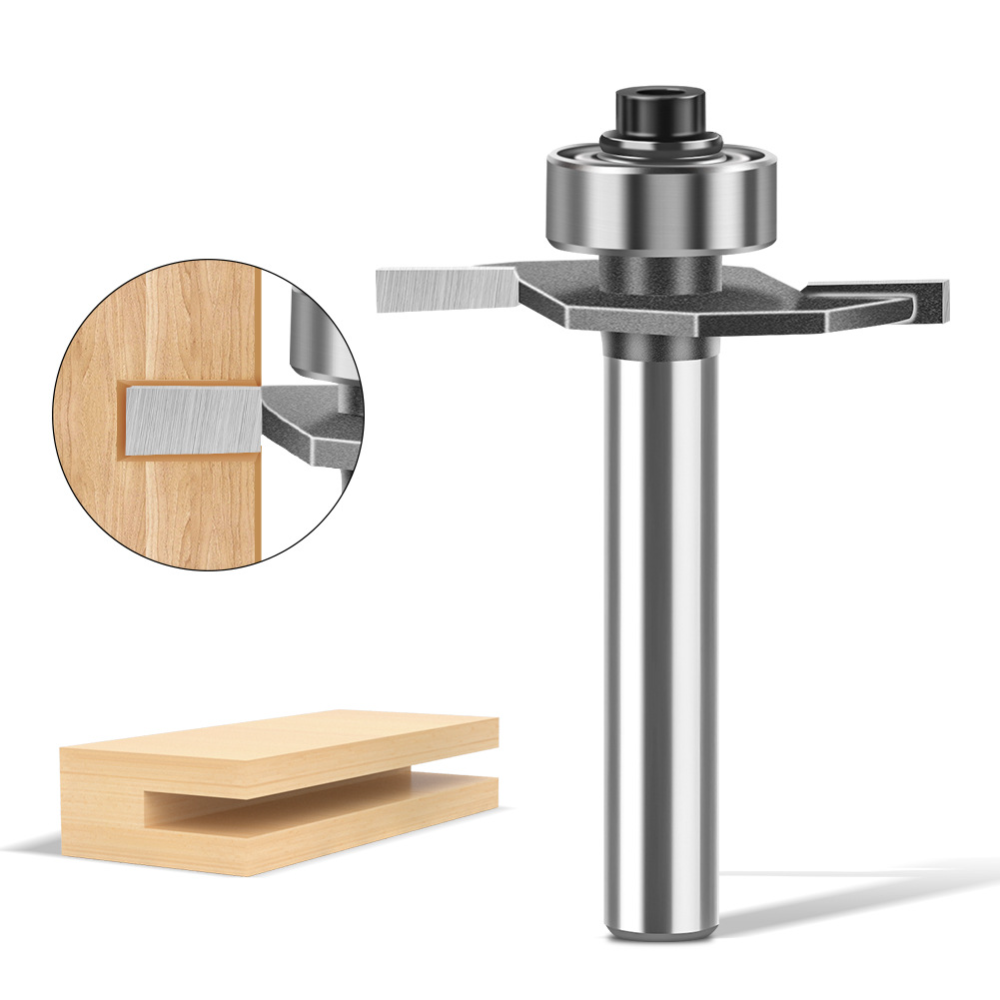 Woodworking Drill Bits - 1/4-1/2 Handle Ball Bearing T-shaped Thin