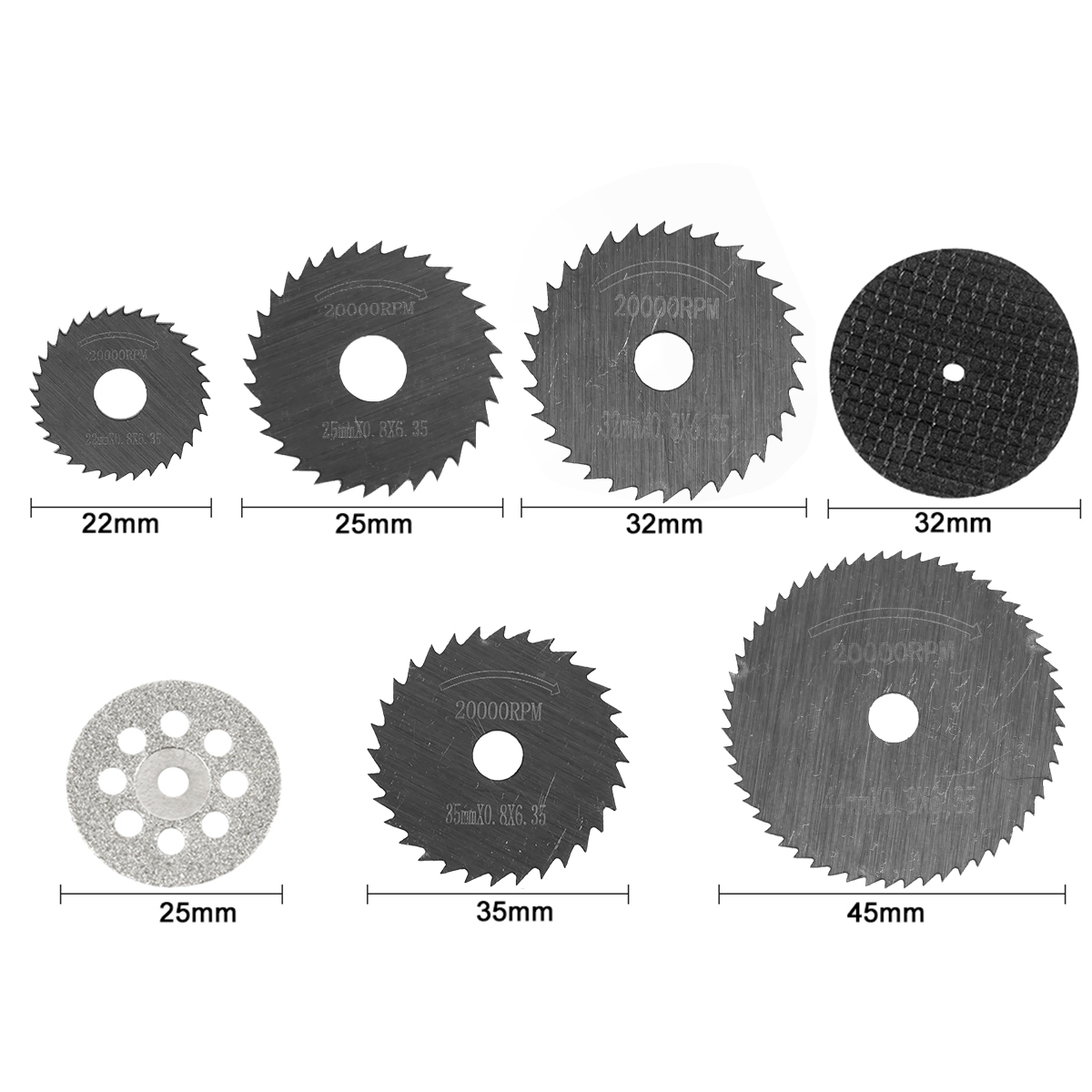 31/30pc Diamond Cutting Discs  - огляд і ціна Woodworking Saw