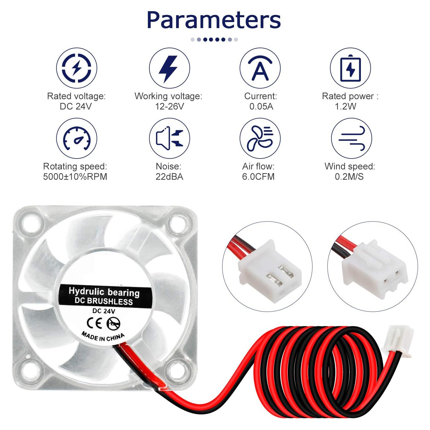 2pcs 40mm RGB Fan 12V 24V Ende - огляд і ціна Creality Printer K1