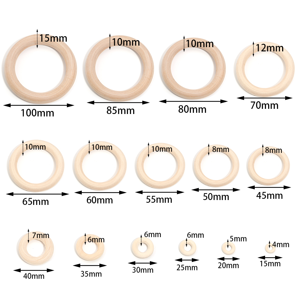 Unfinished Solid Wooden Rings  - огляд і ціна Woodworking Joint Types