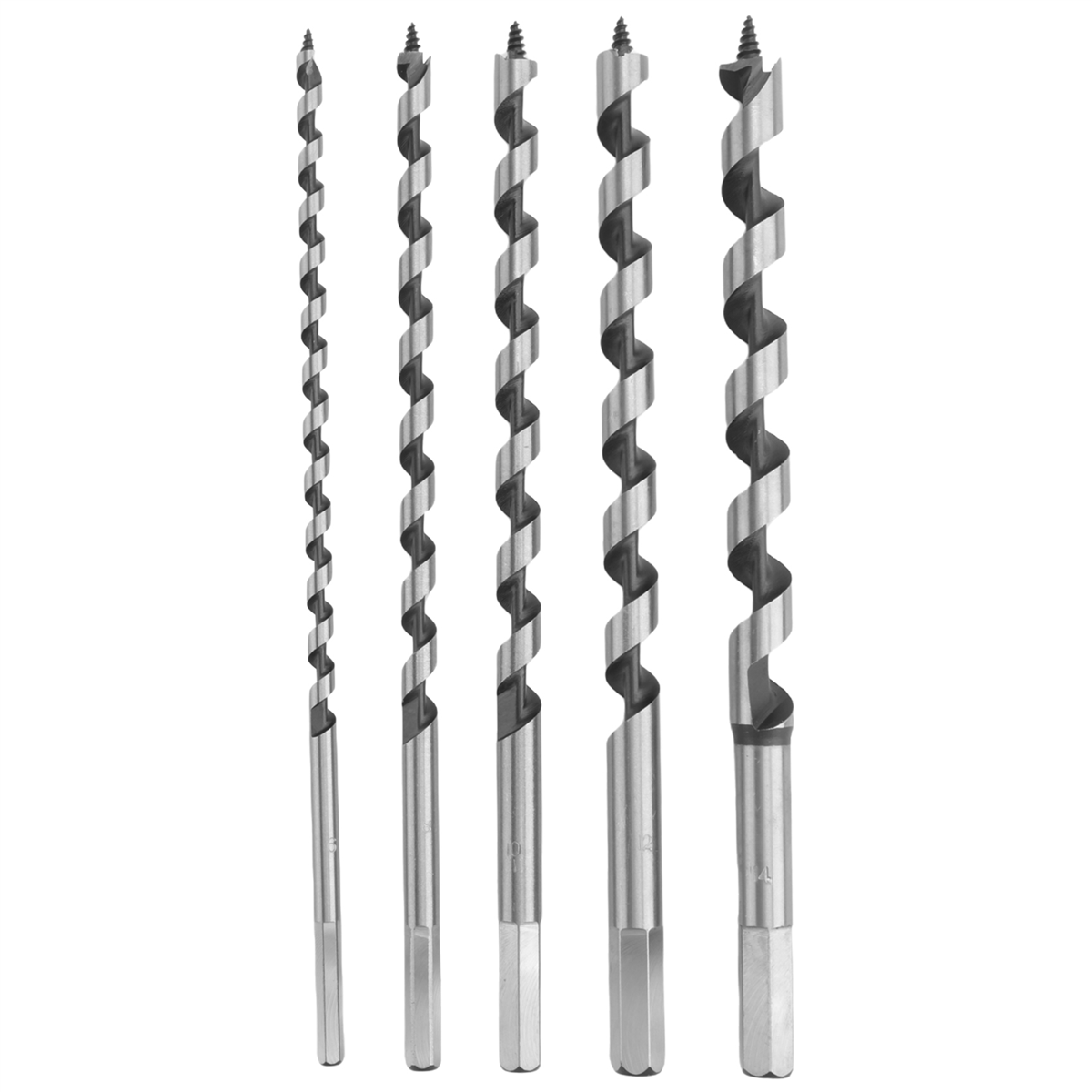A06K 5PCS 230mm Hex Shank Extr - огляд і ціна Woodworking Drill Bits