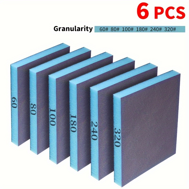 6 Sanding Sponges, Washable an - огляд і ціна Woodworking Veneer