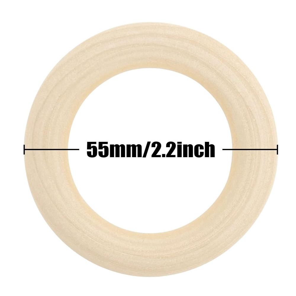20PCS Wooden Rings for Craft 5 - огляд і ціна Woodworking Joint Types
