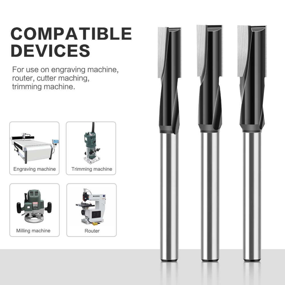 12mm Shank Straight Router Bit - огляд і ціна Woodworking Drill Bits