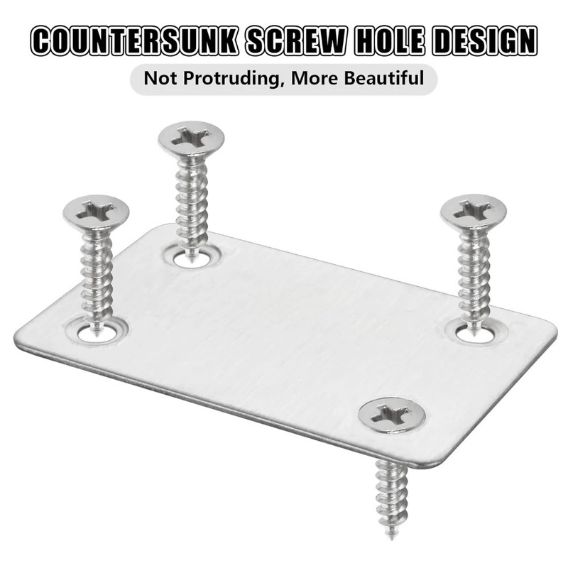 10Pcs Stainless Steel Right An - огляд і ціна Woodworking Joint Types