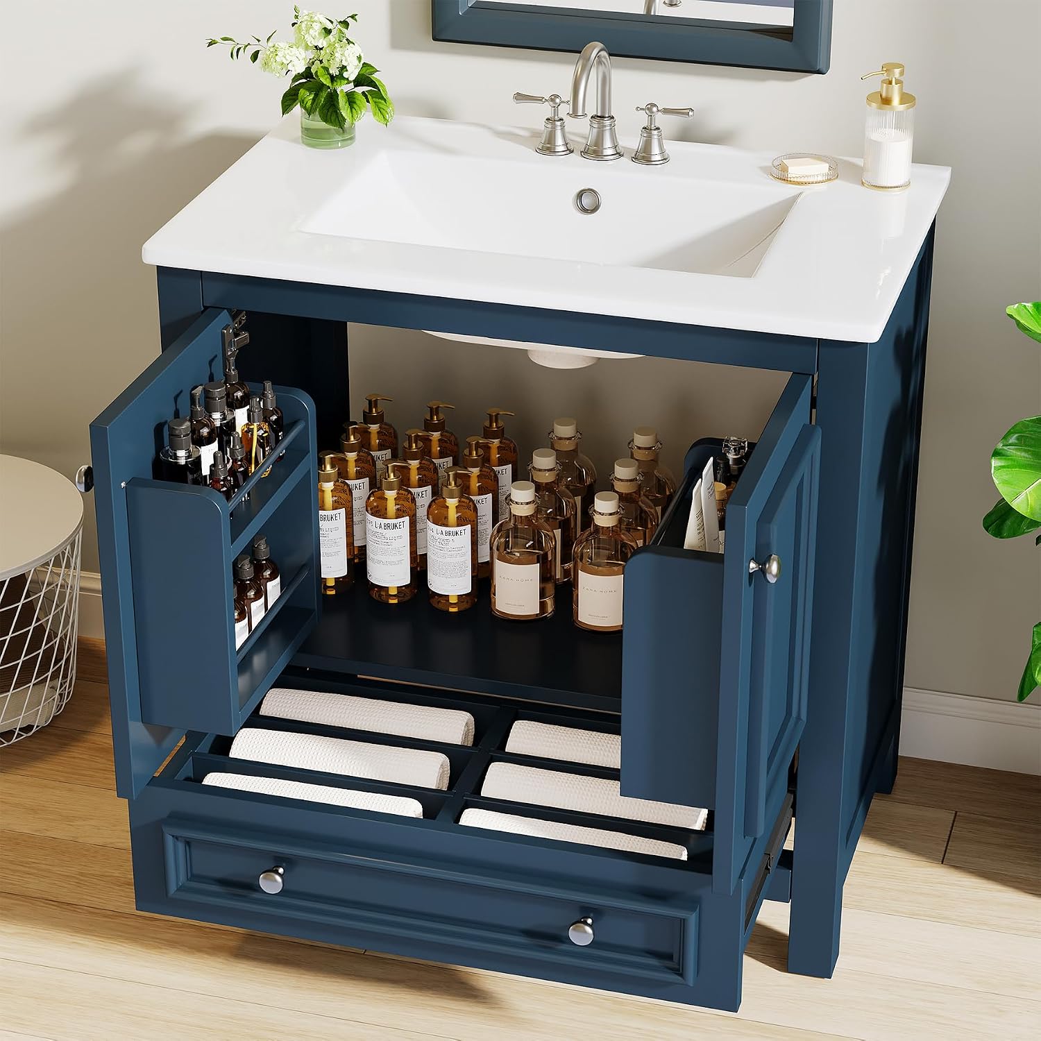 30 Inch Freestanding Bathroom  - огляд і ціна Woodworking Veneer