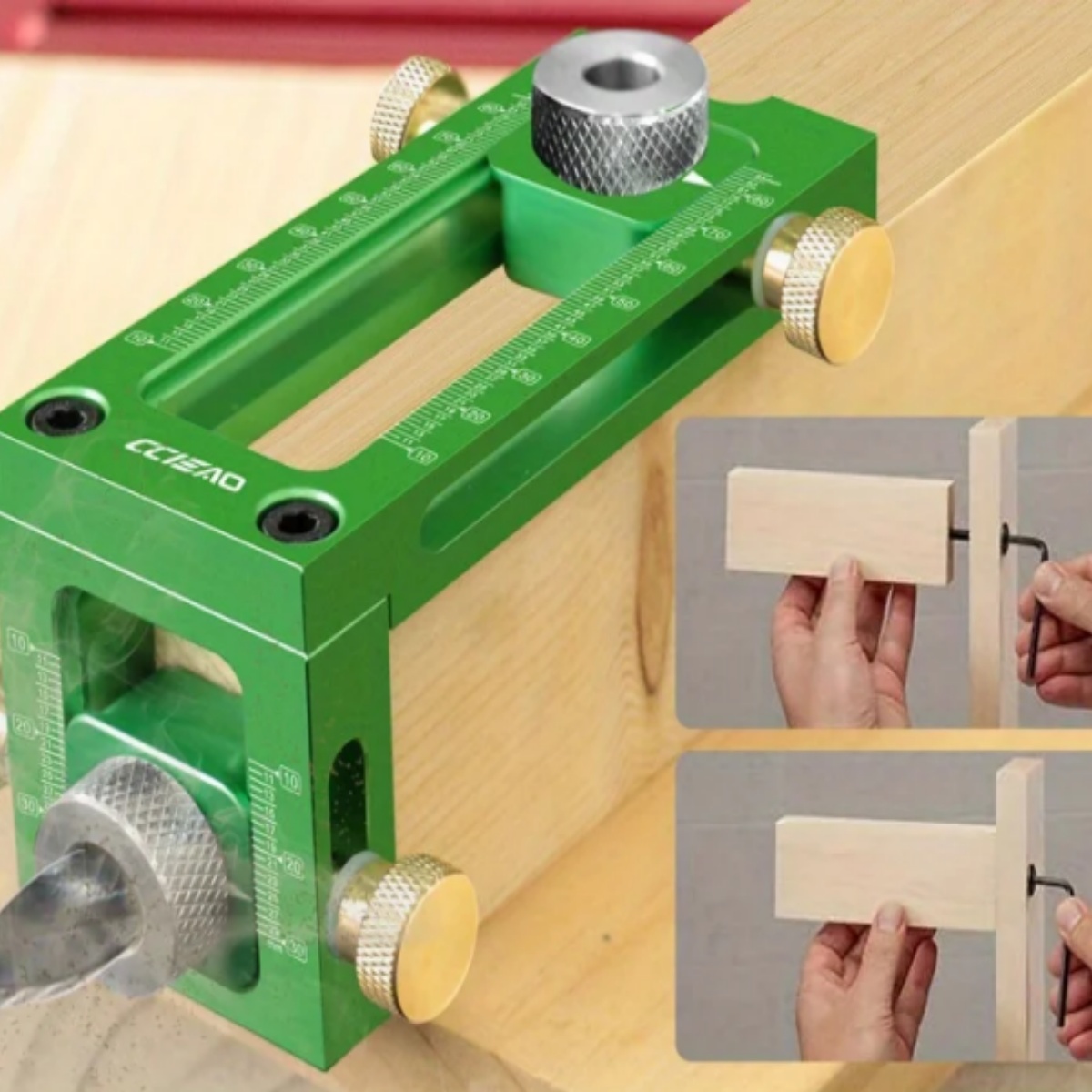 Screw Jig 2-in-1 Adjustable Wo - огляд і ціна Woodworking Drill Bits