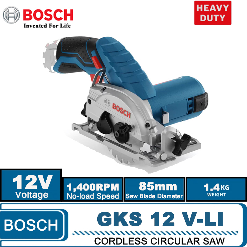 BOSCH GKS 12V-LI Electric Circ - огляд і ціна Woodworking Saw