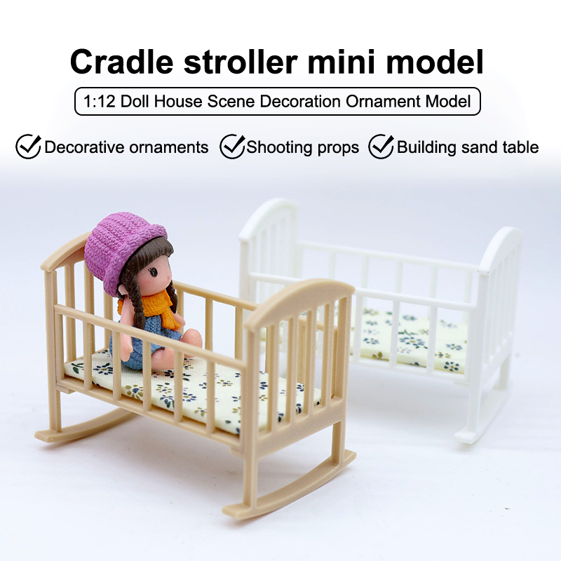 ⭐HOT❗ 1/12 Dollhouse Mini Crad - огляд і ціна Woodworking Veneer