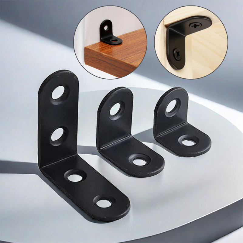 12Pcs L Bracket Straight Angle - огляд і ціна Woodworking Joint Types