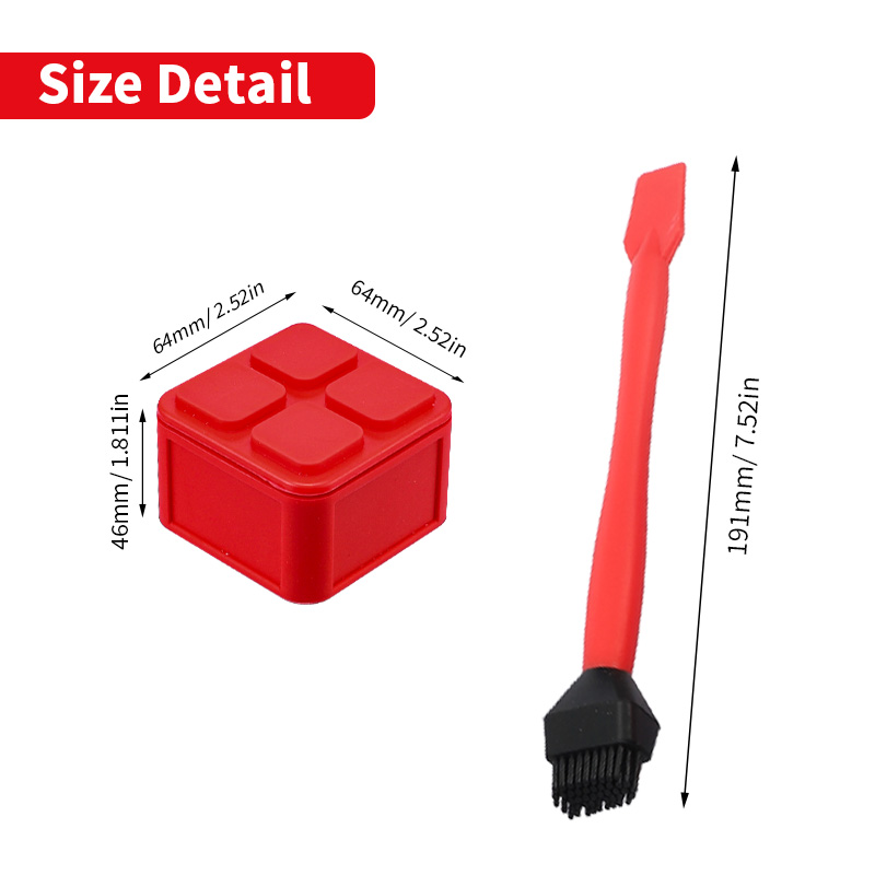 2pcs Silicone Glue Brush Kit W - огляд і ціна Woodworking Glue Applicator