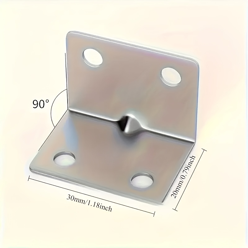 50Pcs right-angle bracket angl - огляд і ціна Woodworking Joint Types