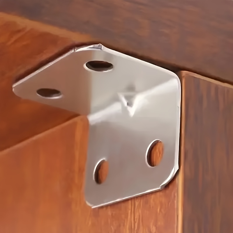 50Pcs right-angle bracket angl - огляд і ціна Woodworking Joint Types