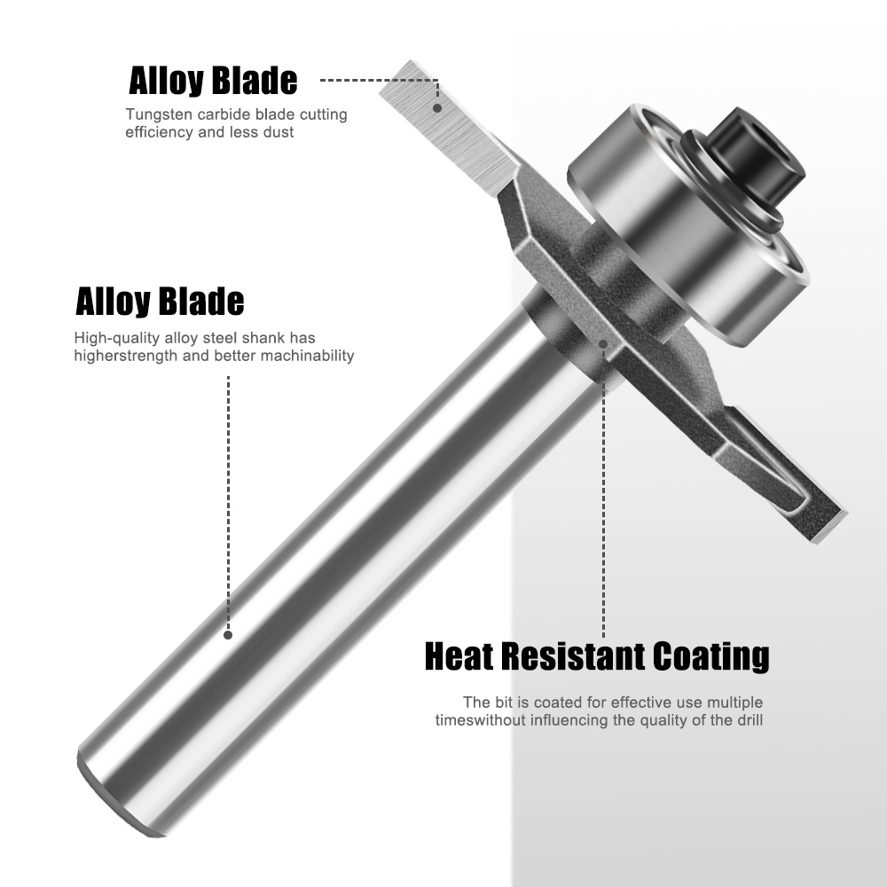 1/4-1/2 Handle Ball Bearing T- - огляд і ціна Woodworking Drill Bits