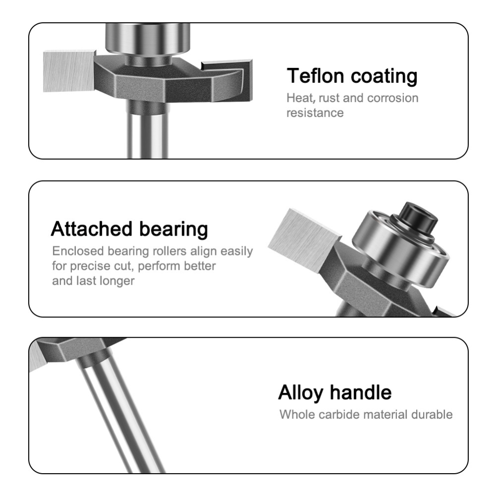1/4-1/2 Handle Ball Bearing T- - огляд і ціна Woodworking Drill Bits