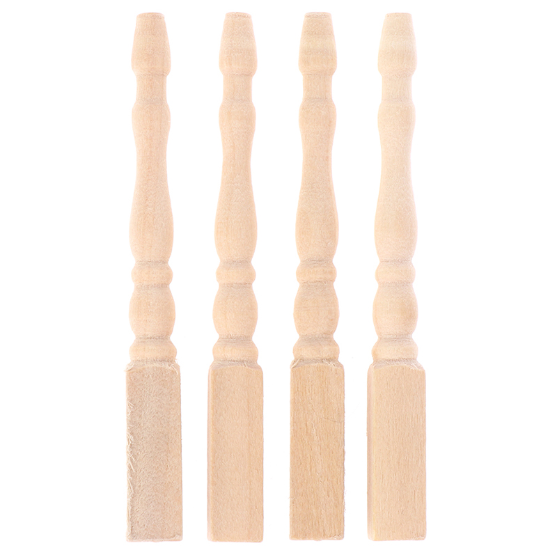 ●4pcs/set 1:12 Dollhouse Minia - огляд і ціна Woodworking Veneer