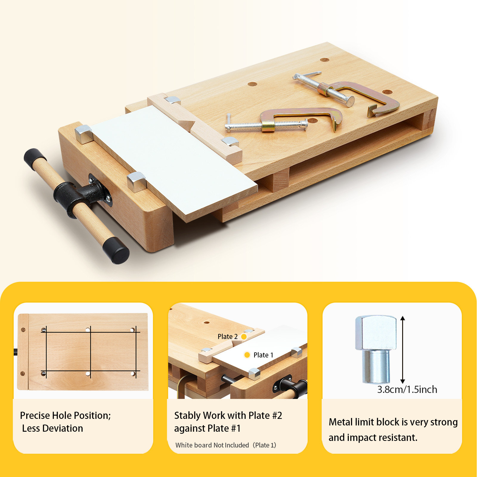 Wood Vise Workbench, Stable Cl - огляд і ціна Woodworking Vise For Workbench